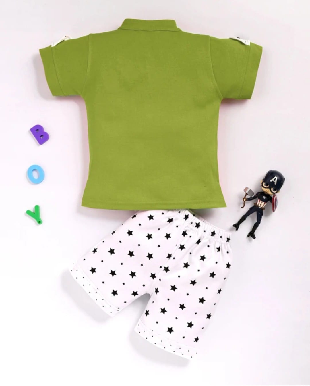 Green Boys T-shirts Set